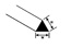 Plastruct Inc. Solid Styrene Triangular Rod .100in x 10in