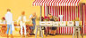 Preiser Kg Fruit & Vegetable Stalls