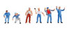 Preiser Kg Truck Loading Crew (Pack of 6) (Walthers Exclusive Set)