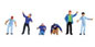Preiser Kg Truckers (Pack of 6) (Walthers Exclusive Set)