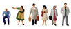 Preiser Kg Motel Patrons & Staff (Pack of 6)