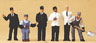 Preiser Kg Transition-Era Passenger Train Crew
