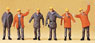 Preiser Kg Workers THW, Around 1990, FRG