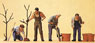 Preiser Kg People Working – Men Planting Trees