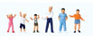 Preiser Kg Children Playing Ball (Pack of 6)