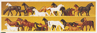 Preiser Kg Horses (Pack of 26)