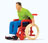 Preiser Kg Man in Wheelchair