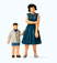 Preiser Kg Mother and Son