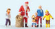 Preiser Kg Santa Claus With Children