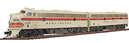 PROTO 2000 EMD F7A-B Set w/Sound & DCC - Chicago, Burlington & Quincy No. 167-A w/Mars Light & No. 167-B (Imitation Aluminum)