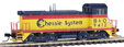 PROTO N Diesel EMD SW8 - Chessie/B&O No. 9412