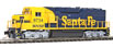 PROTO N™ EMD GP60 (Standard DC) - BNSF No. 8734 (Santa Fe 'Patch')