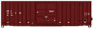 Walthers Proto 50' Gunderson Hi-Cube Paper Service Boxcar - Arkansas-Oklahoma AOK 14118