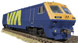 Rapido Trains, Inc. Super Continental Line™ Bombardier LRC Locomotive (w/Sound & DCC) - VIA Rail No. 6922 (Test Scheme, Full Carbody-Height VIA Logo)