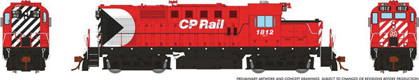 Rapido Trains, Inc. MLW-CP RS-18u (LokSound and DCC) - Canadian Pacific No. 1826