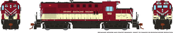 Rapido Trains, Inc. MLW-CP RS-18u (LokSound and DCC) - Ontario Southland No. 181