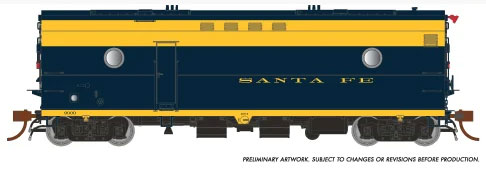 Rapido Trains, Inc. 'Oh So Noisy!' Steam Heater (Generator) Car (Sound and DCC) - Santa Fe 9002