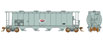 Rapido Trains, Inc. 3800 Cu. Ft. Cylindrical Covered Hopper 6-Pack - Procor UNPX Set #1 (As-Delivered, Flying P Logo) UNPX 121405, 121499, 121425, 121467, 121432, 121486