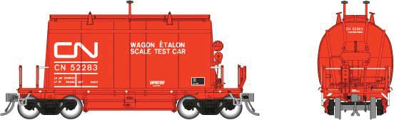 Rapido Trains, Inc. Short Barrel Ore Hopper (3-Pack) - Canadian National Set 1 (Scale Test Car)