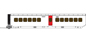 Rapido Trains, Inc. TurboCoach IC-30/35 Passenger Coach - Extra Intermediate Car - Canadian National #255