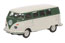 Schuco Volkswagen T1 Passenger Van - Green, White