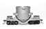 State Tool & Die 3-in-1 Open Top Hot Metal Car w/Extended Ladle & Add-On 'Wings'