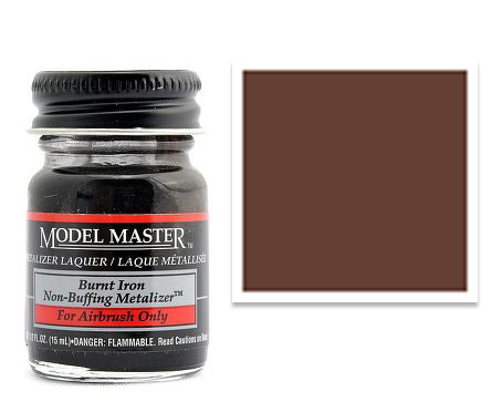 Model Master Non-Buffing Metalizer Lacquer – Burnt Iron (1/2oz Bottle ...