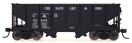 Tichy Train Group USRA Twin-Bay Hopper - Chesapeake & Ohio #62007