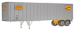 Walthers Cornerstone Flexi-Van 40' Trailer - New York Central