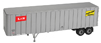 Walthers Cornerstone® Flexi-Van 40' Trailer Only Kit – Louisville & Nashville