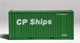 Walthers Cornerstone Series® 20' Ribbed-Side Intermodal Box-Type Container - CP Ships
