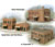 Walthers Cornerstone Modulars™ 3-in-1 Building Set No. 1