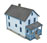 Walthers Cornerstone Two-Story Frame House
