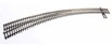 WalthersTrack Code 83 Nickel Silver DCC Friendly Curved Turnout (20in. and 24in. Radii) -  Left Hand