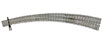 Walthers Shinohara Code 83 Nickel Silver Turnout - #8 Right Hand Curved - DCC Friendly