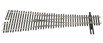 Walthers Shinohara Code 83 Nickel Silver Turnout - #5 Wye - DCC Friendly