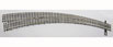 Walthers Shinohara Code 83 Nickel Silver Turnout - #7-1/2 Left Hand Curved - DCC Friendly