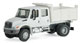 Walthers SceneMaster International 4300 Crew-Cab Dump Truck (White w/Utility Company Decals)