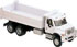 Walthers SceneMaster International 7600 3-Axle Heavy-Duty Dump Truck (White w/Railroad Maintenance-of-Way Logo Decals)