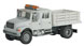 Walthers SceneMaster International 4900 Crew-Cab Open Stake-Bed Utility Truck (White w/Utility Company Decals)