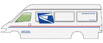 Walthers SceneMaster Delivery Van - US Postal Service