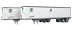 Walthers SceneMaster 45' Stoughton Trailer (Pack of 2) - Burlington Northern