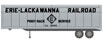 Walthers SceneMaster 40' Trailer (Pack of 2) - Erie Lackawanna