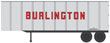 Walthers SceneMaster 32' Trailer (Pack of 2) - Chicago, Burlington & Quincy