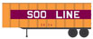 Walthers SceneMaster 32' Trailer (Pack of 2) - Soo Line