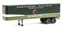 Walthers SceneMaster 35' Fluted-Side Trailer (2-Pack) - Northern Pacific