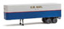 Walthers SceneMaster 35' Fluted-Side Trailer (2-Pack) - US Mail