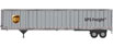 Walthers SceneMaster 53' Stoughton Trailer (2-Pack) - UPS Freight (Modern Shield)