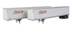 Walthers SceneMaster 53' Stoughton Trailer (2-Pack) - Bison