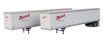 Walthers SceneMaster 53' Stoughton Trailer (2-Pack) - Ozark